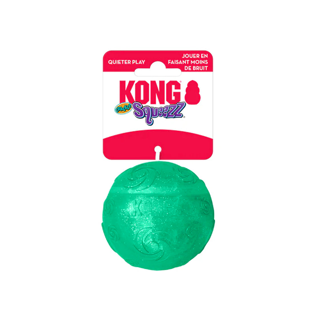 Pelota verde Kong crackle Small