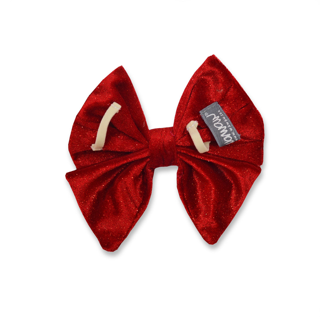 Lazo rojo brillante navidad