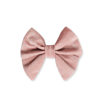 Lazo rosa brillante navidad