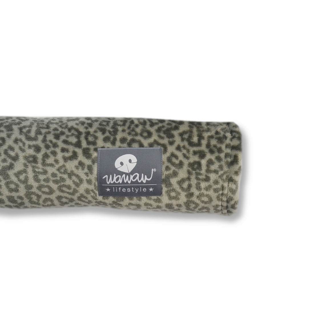 Manta animal print gris Wawaw para mascotas perros y gatos.