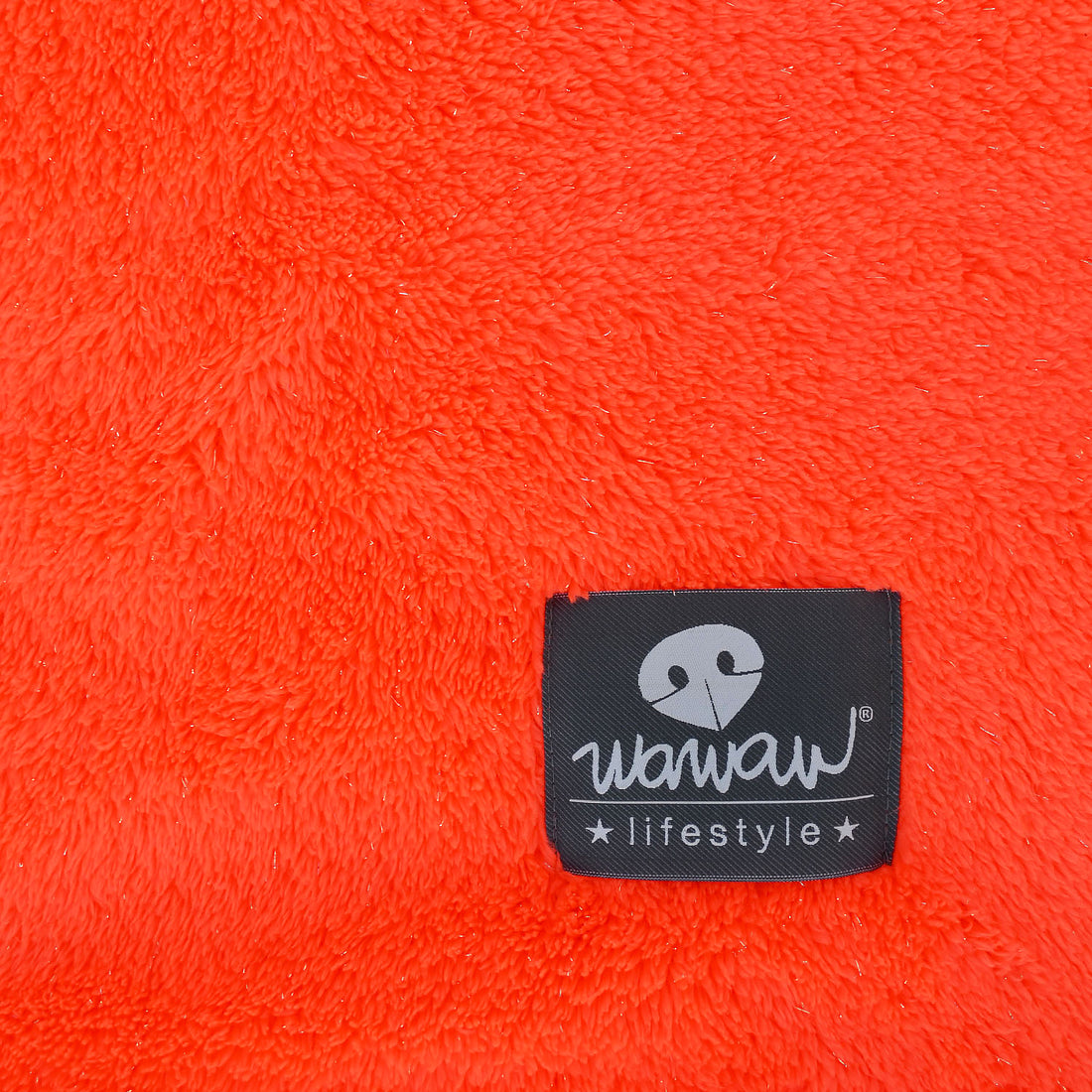 Manta naranja Wawaw para mascotas perros y gatos.