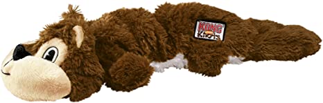 Jueguete Kong peluche scrunch knots ardilla