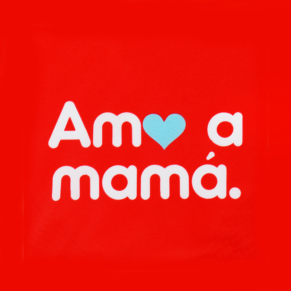 Pañoleta rojo amo a mamá Wawaw para mascotas perros y gatos.