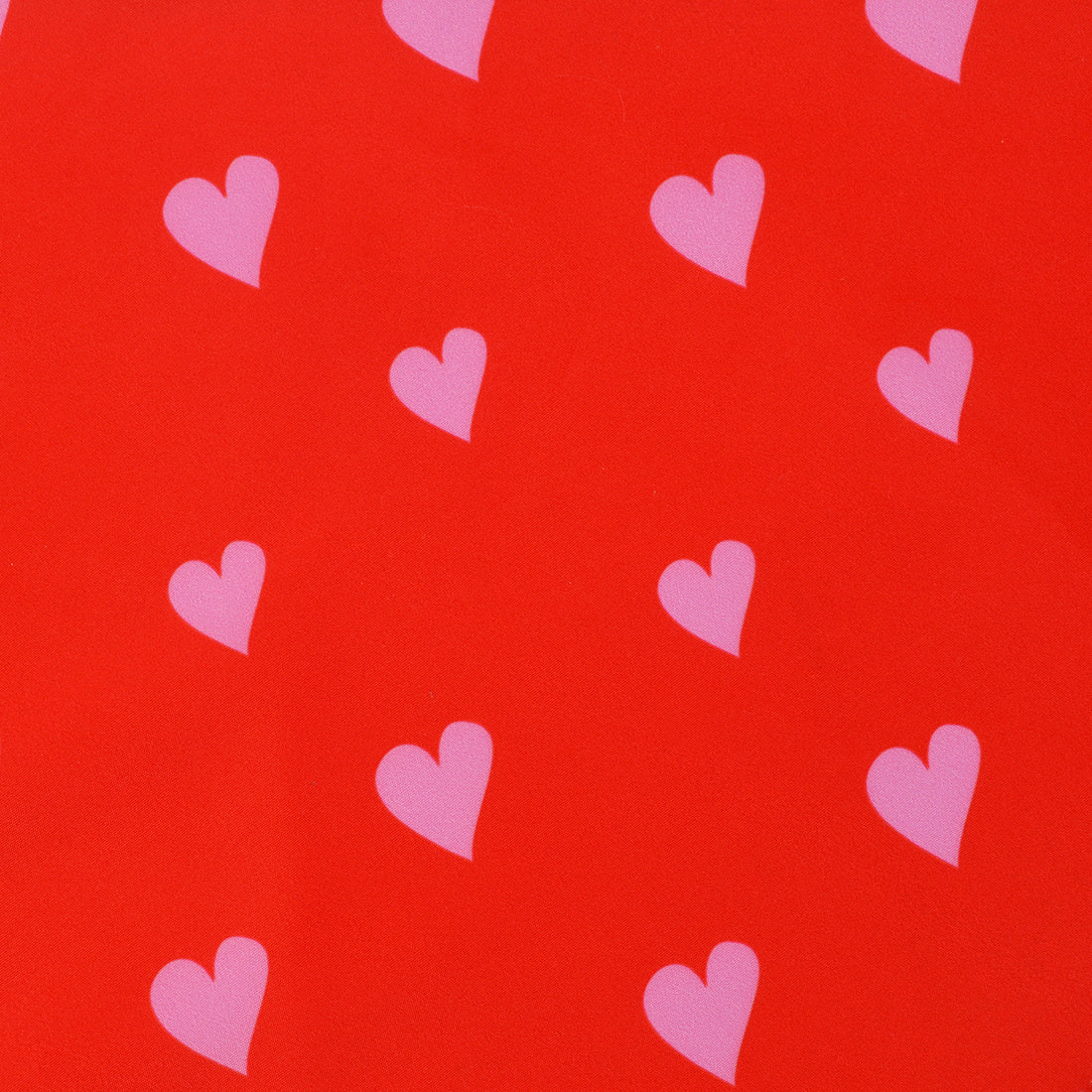Pañoleta rojo corazones rosa Wawaw para mascotas perros y gatos.