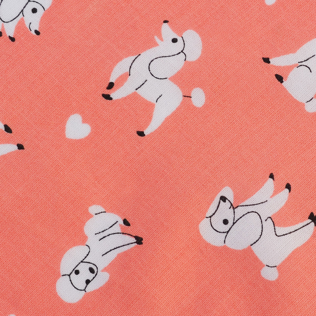 Pañoleta salmón perritos Wawaw para mascotas perros y gatos.