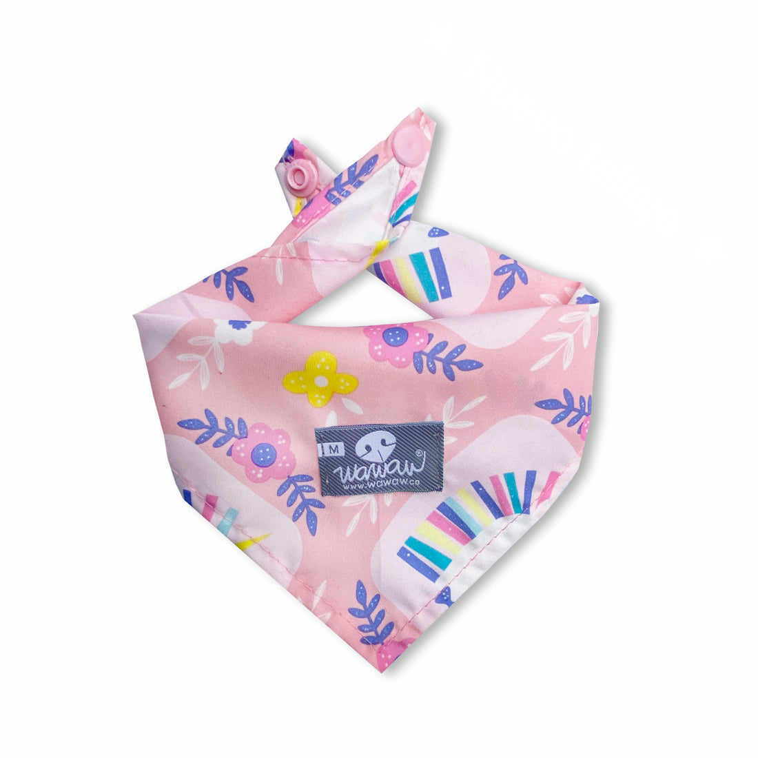 Pañoleta unicornio y arcoiris Wawaw para mascotas perros y gatos.