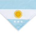 Pañoleta, pañuelo o bandana azul y blanco de argentina para mascotas perros y gatos de todas las razas y tamaños.
