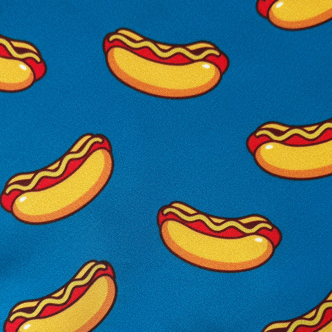 Pañoleta azul hot dogs