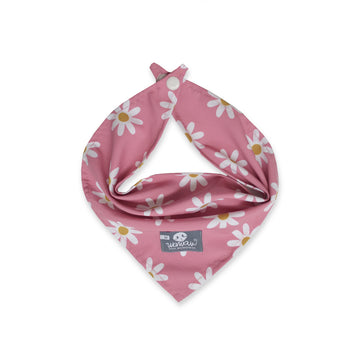 Pañoleta rosa margaritas