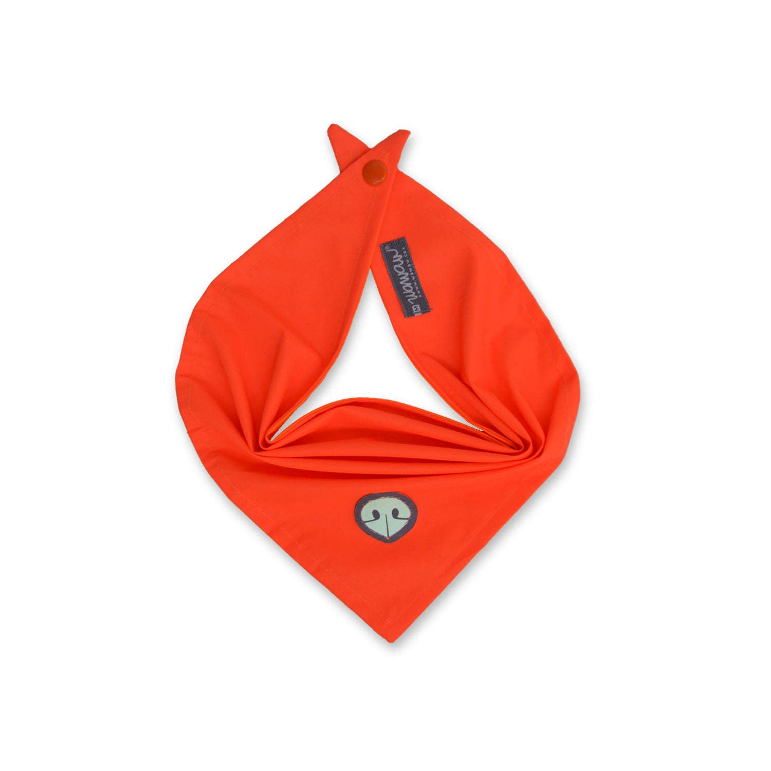 Pañoleta reflectiva naranja neón