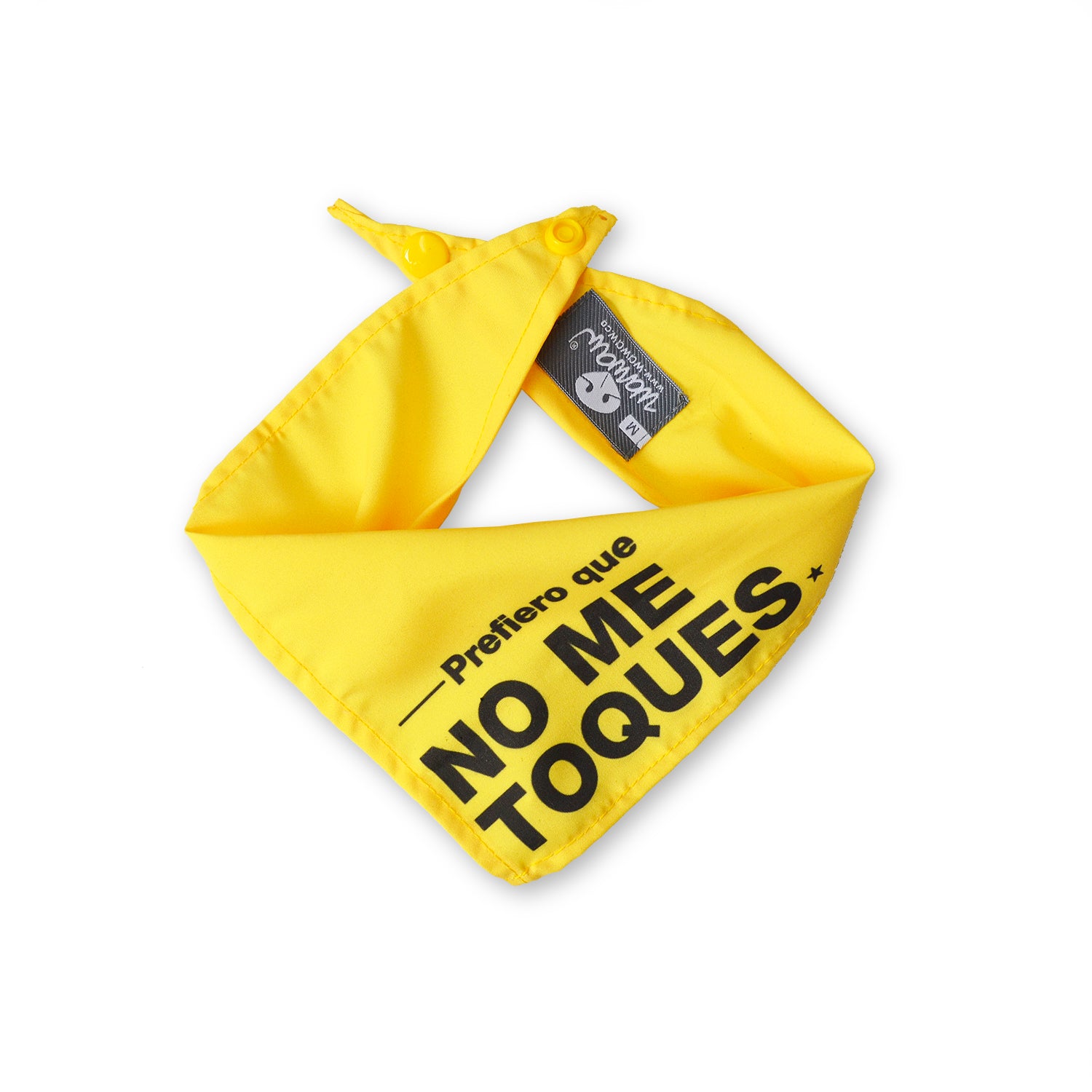 Pañoleta amarilla No me toques