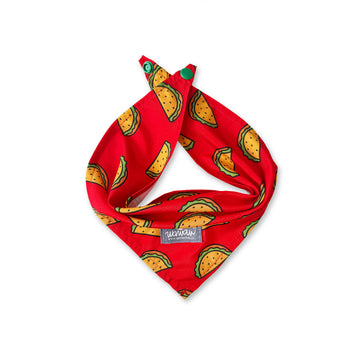 Pañoleta roja tacos