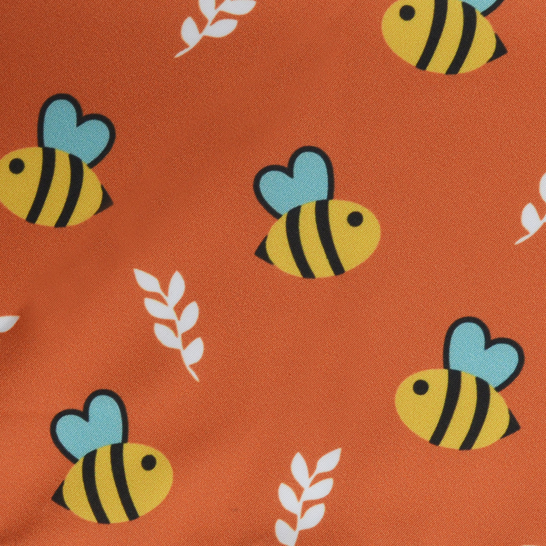 Pañoleta naranja abejitas