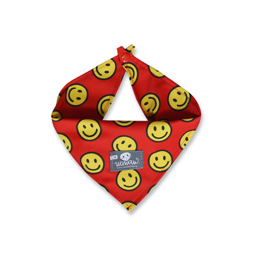 Pañoleta  rojo carita feliz