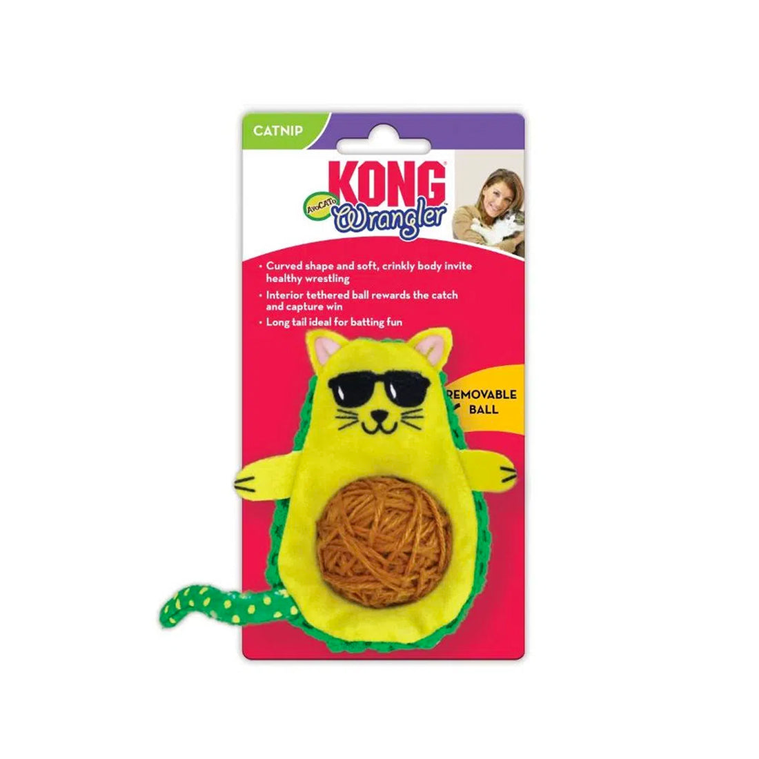 Kong aguacate para gato
