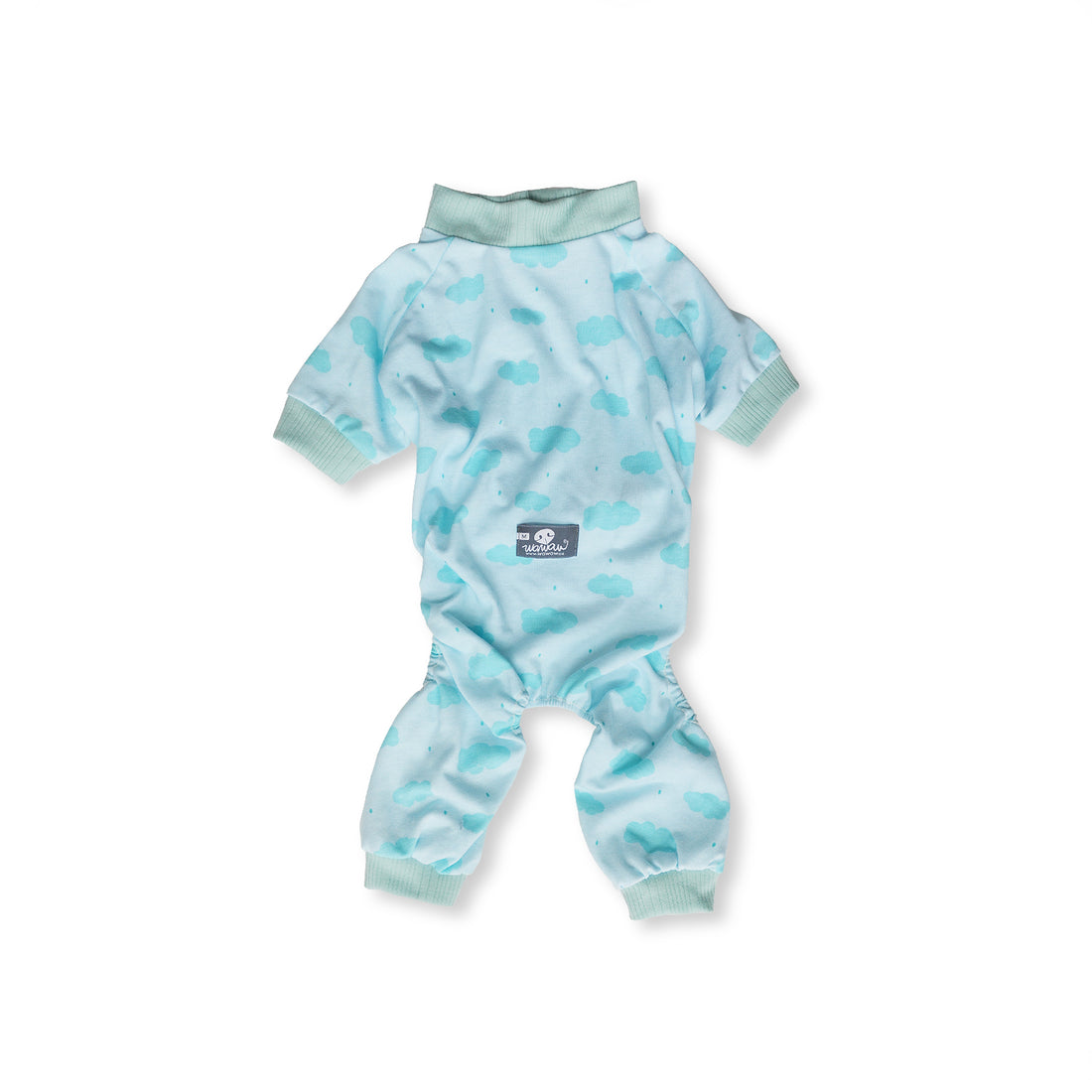 Pijama menta nubes