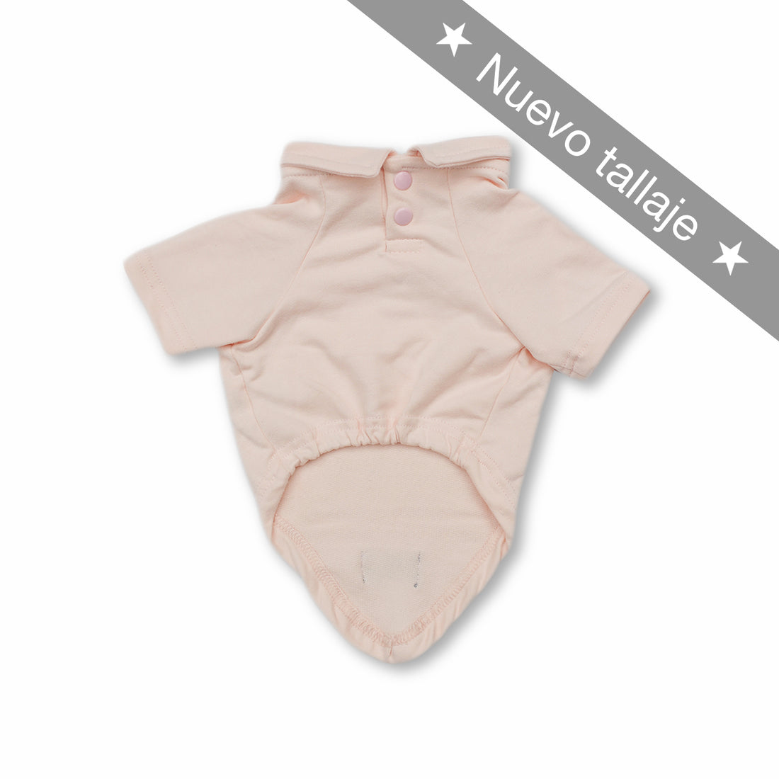 Polo rosa Wawaw para mascotas perros y gatos.