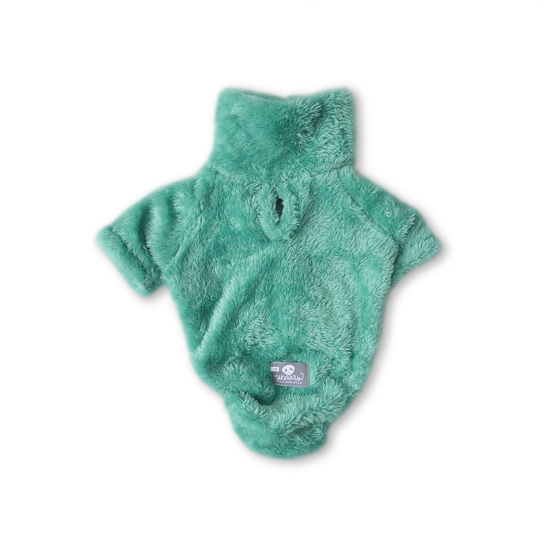 Saco verde esmeralda para larguitos Wawaw para mascotas perros y gatos.