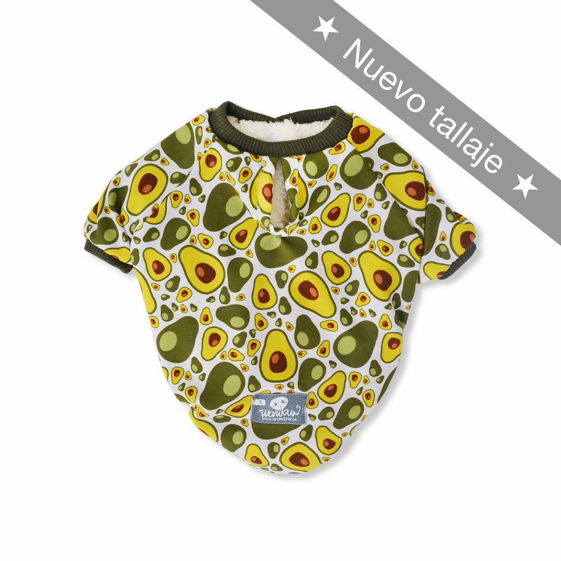 Saco aguacates Wawaw para mascotas perros y gatos.