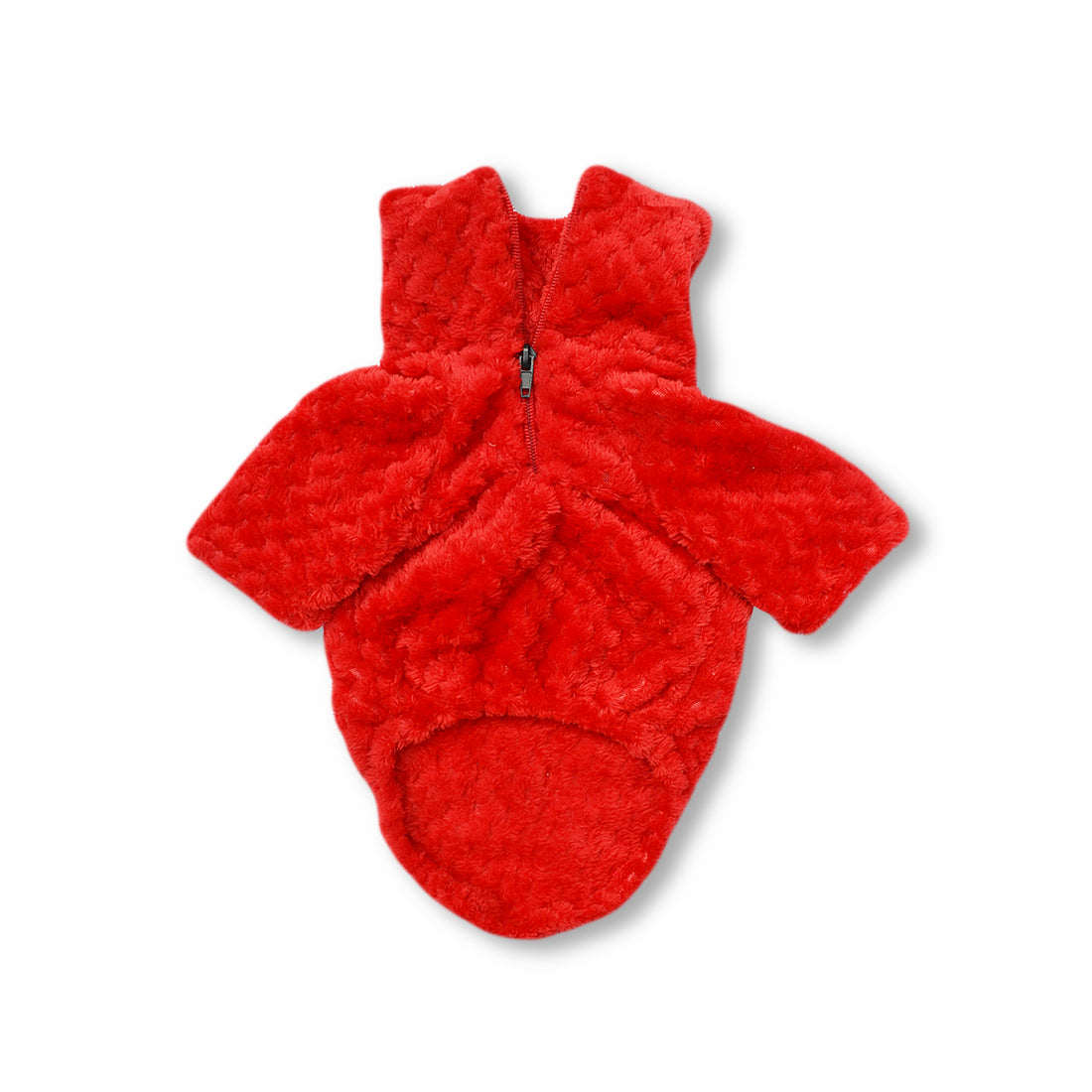 Saco rojo con cremallera Wawaw para mascotas perros y gatos.
