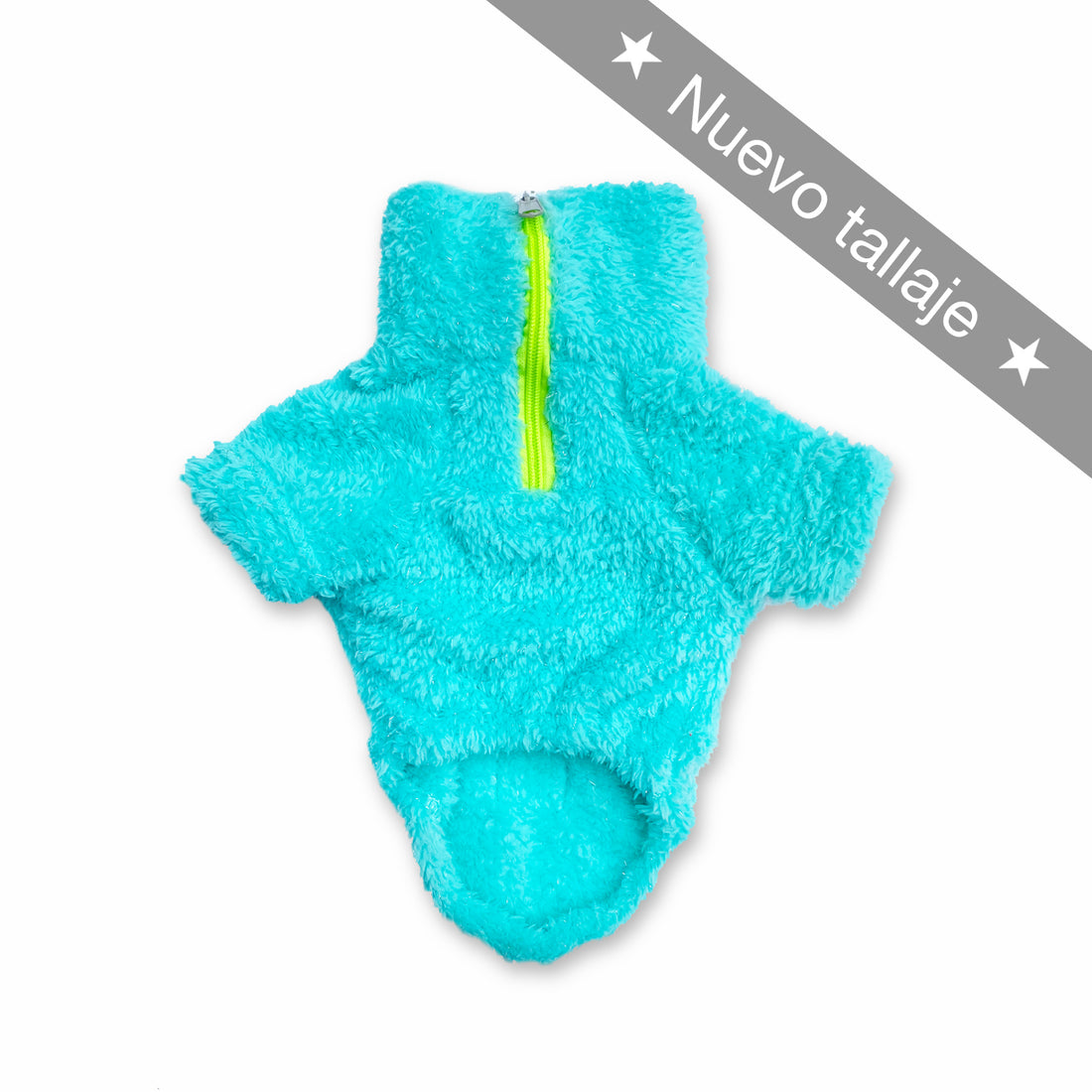 Saco cuello alto menta Wawaw para mascotas perros y gatos.