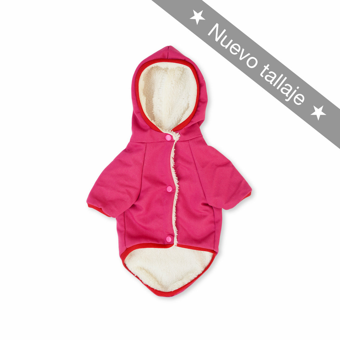 Hoodie doble faz fucsia amo a mamá Wawaw para mascotas perros y gatos.
