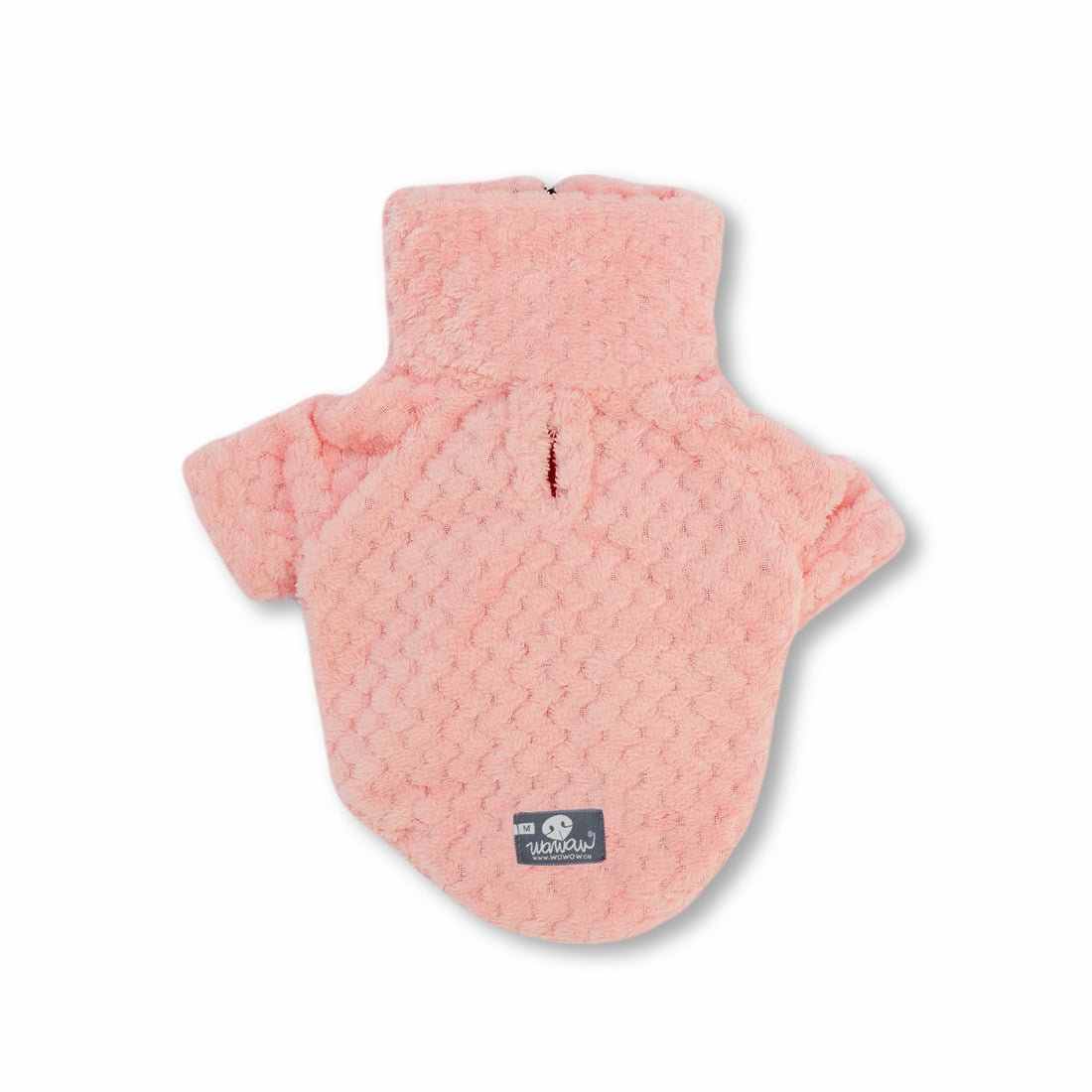 Saco rosa cremallera Wawaw para mascotas perros y gatos.