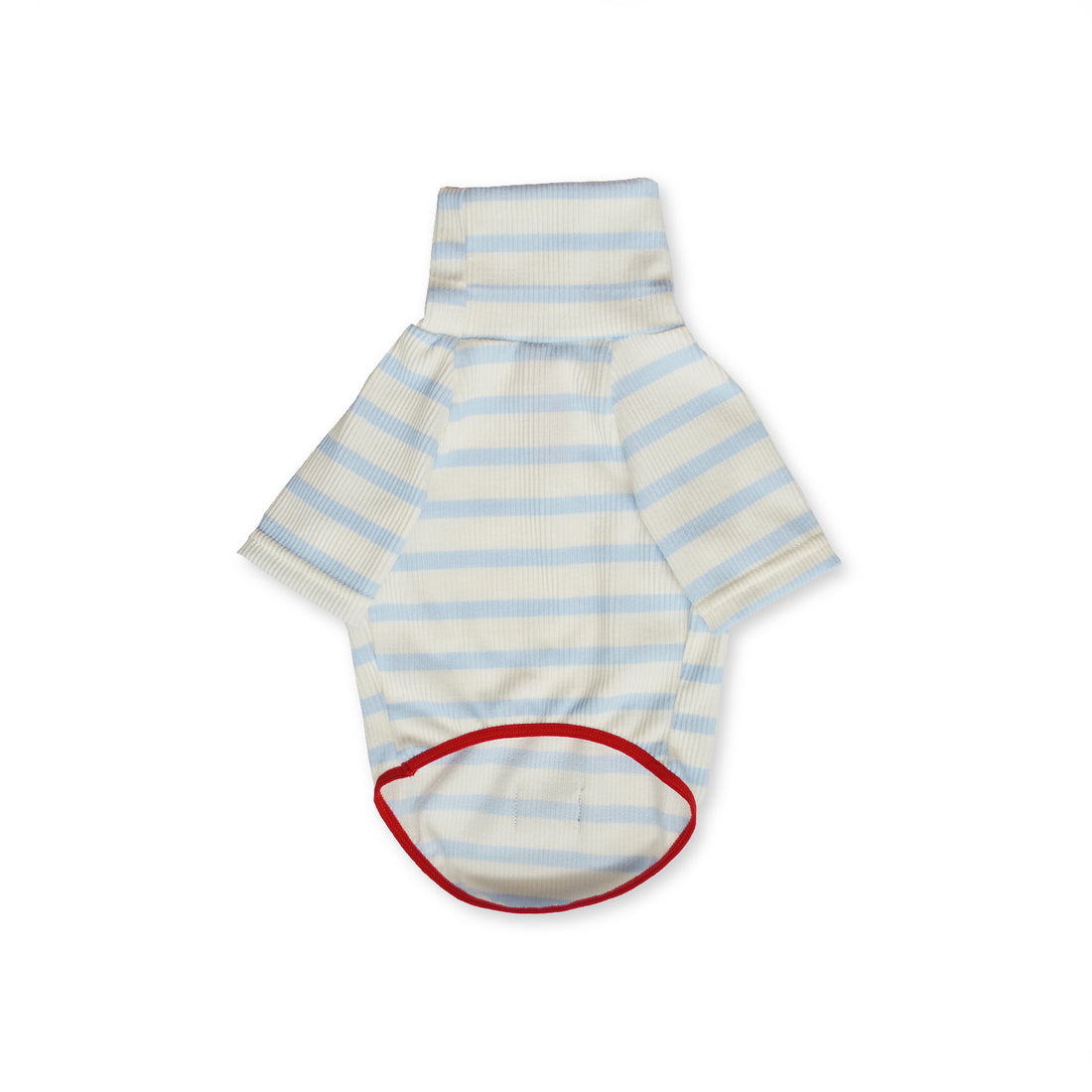 Saco tortuga rayas blanco y celeste parche bastón navidad