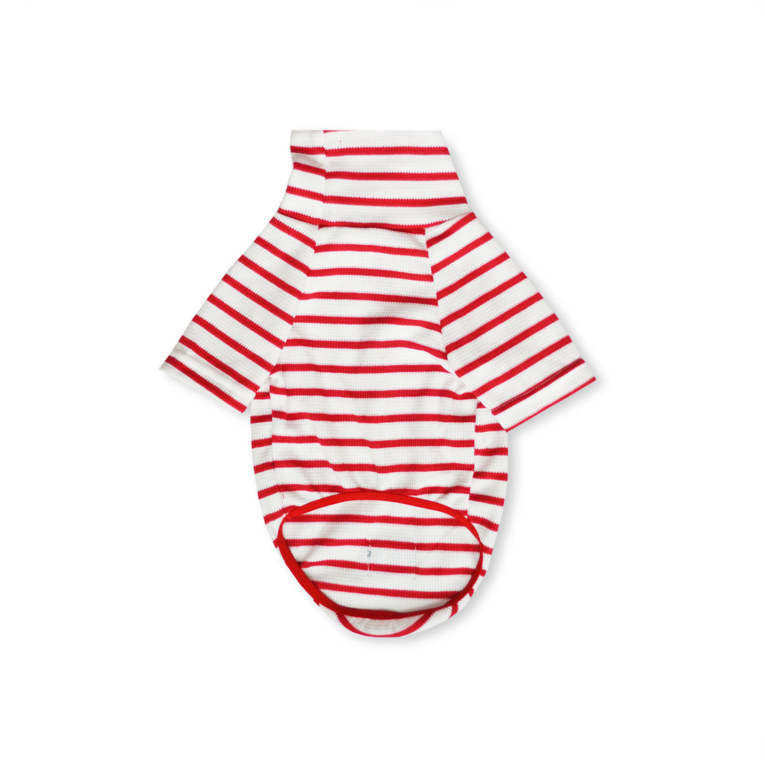 Saco tortuga rayas blanco y rojo parche bastón navidad