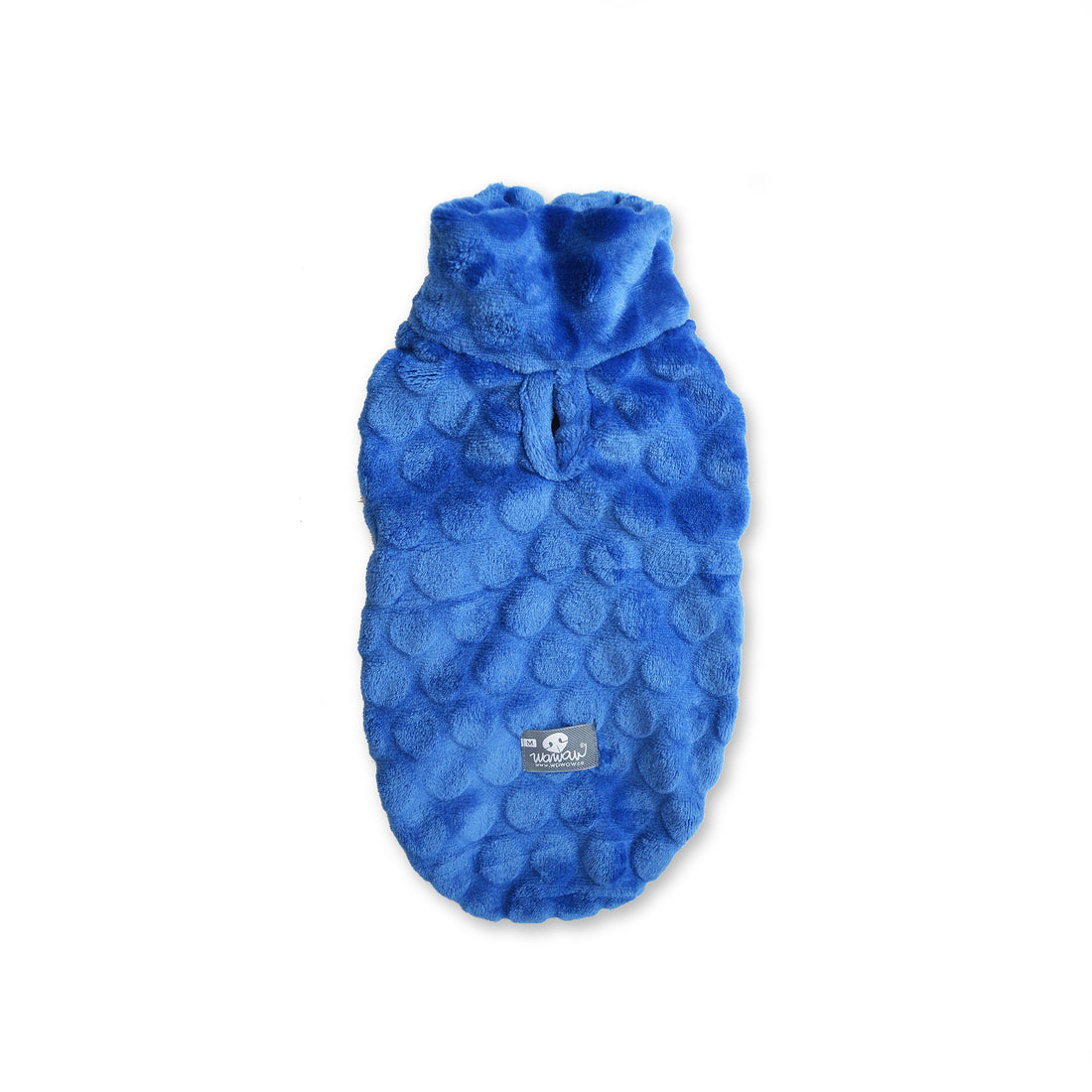Saco cuello alto azul rey con rosa