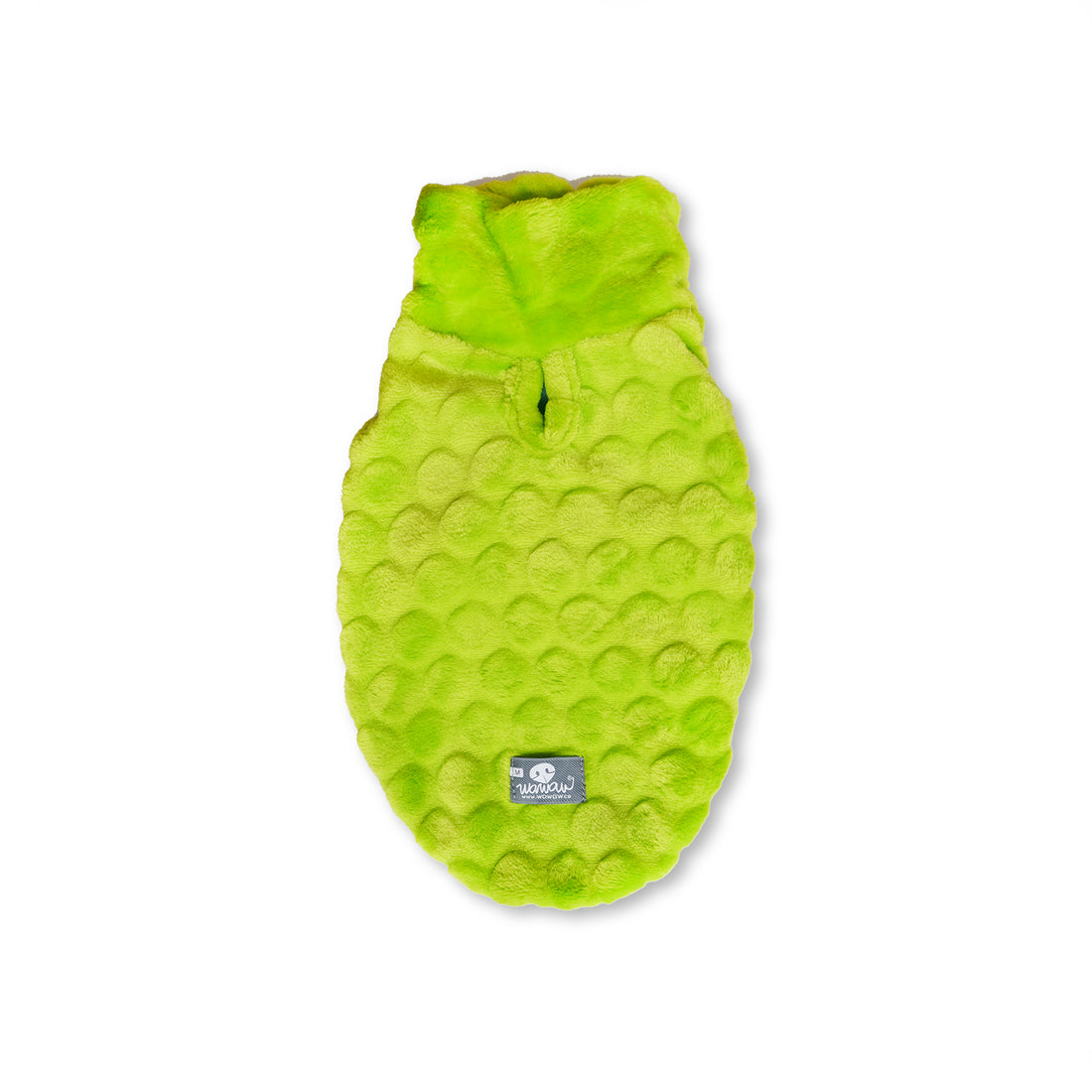 Saco cuello alto cremallera verde limón cremallera menta