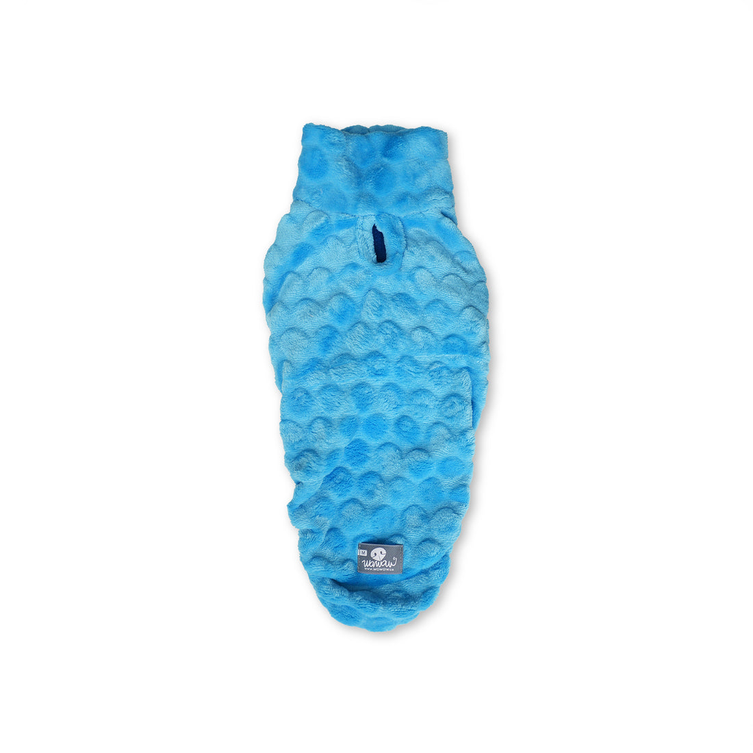🌭 Saco cuello alto turquesa y azul para larguitos