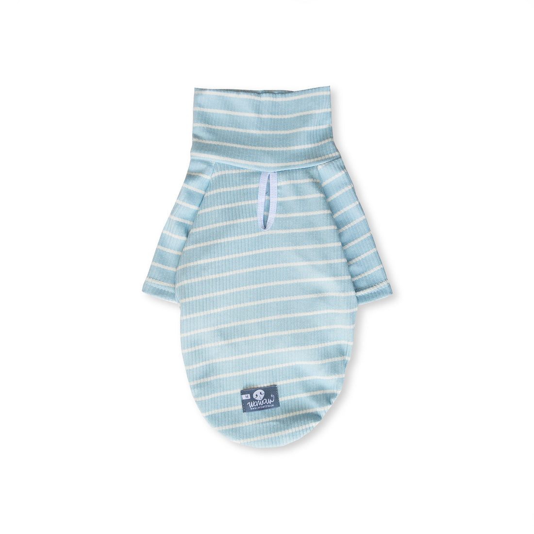 Saco tortuga rayas celeste blanco