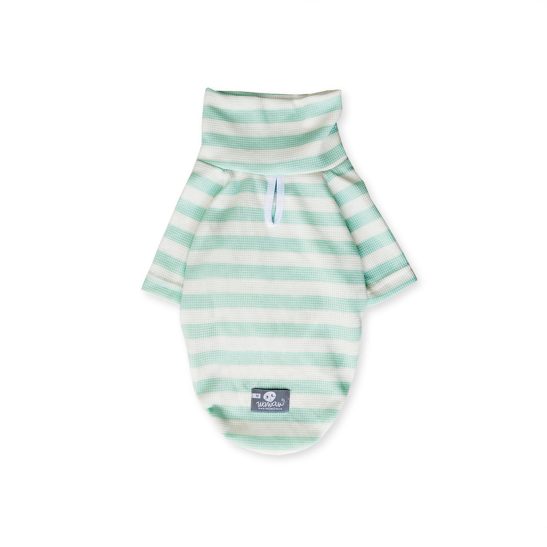 Saco  tortuga rayas menta blanco