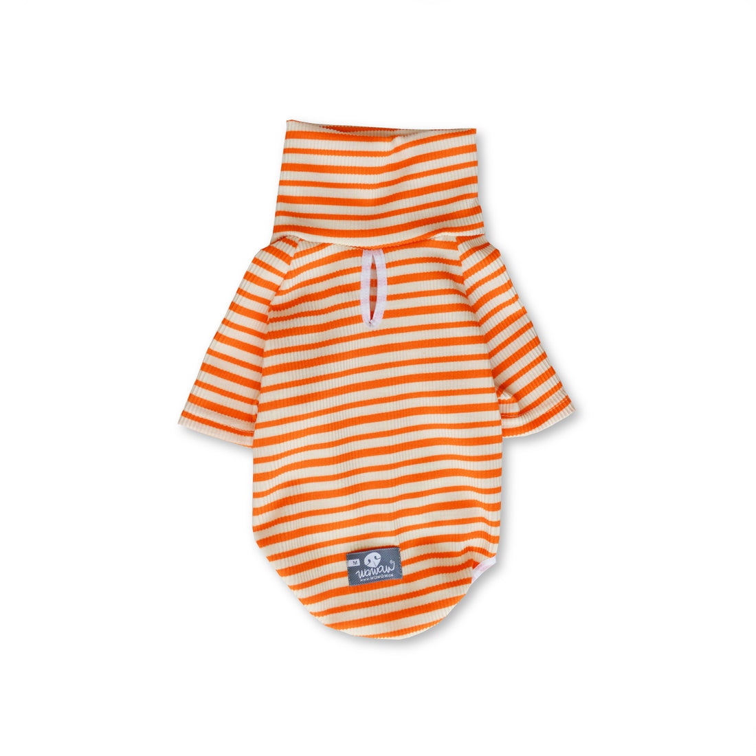Saco tortuga rayas blanco naranja