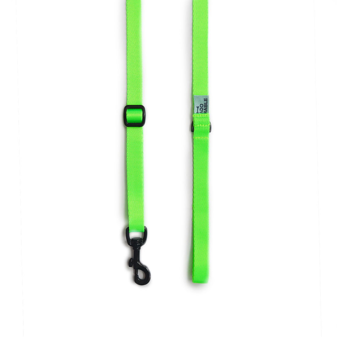 Traílla graduable verde neón