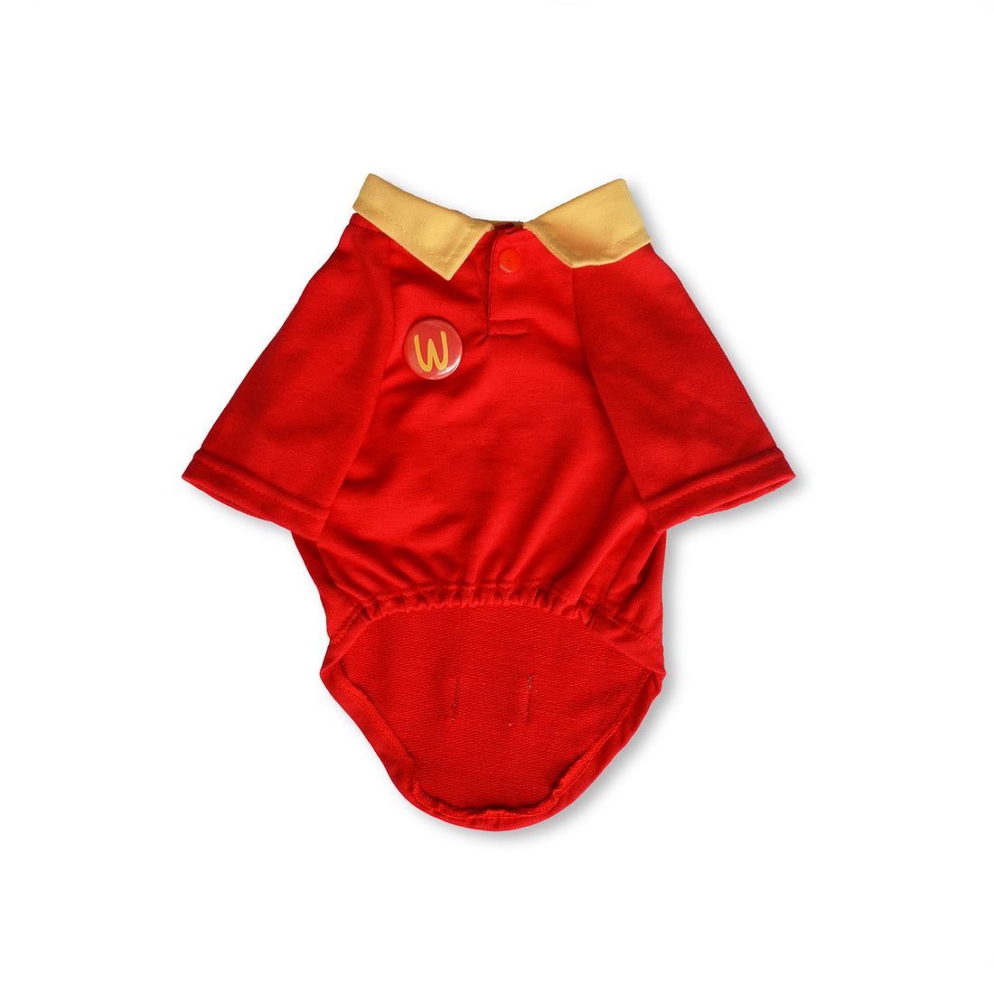 Disfraz waw Donalds rojo de Halloween para mascotas perros y gatos de todas las razas y tamaños.
