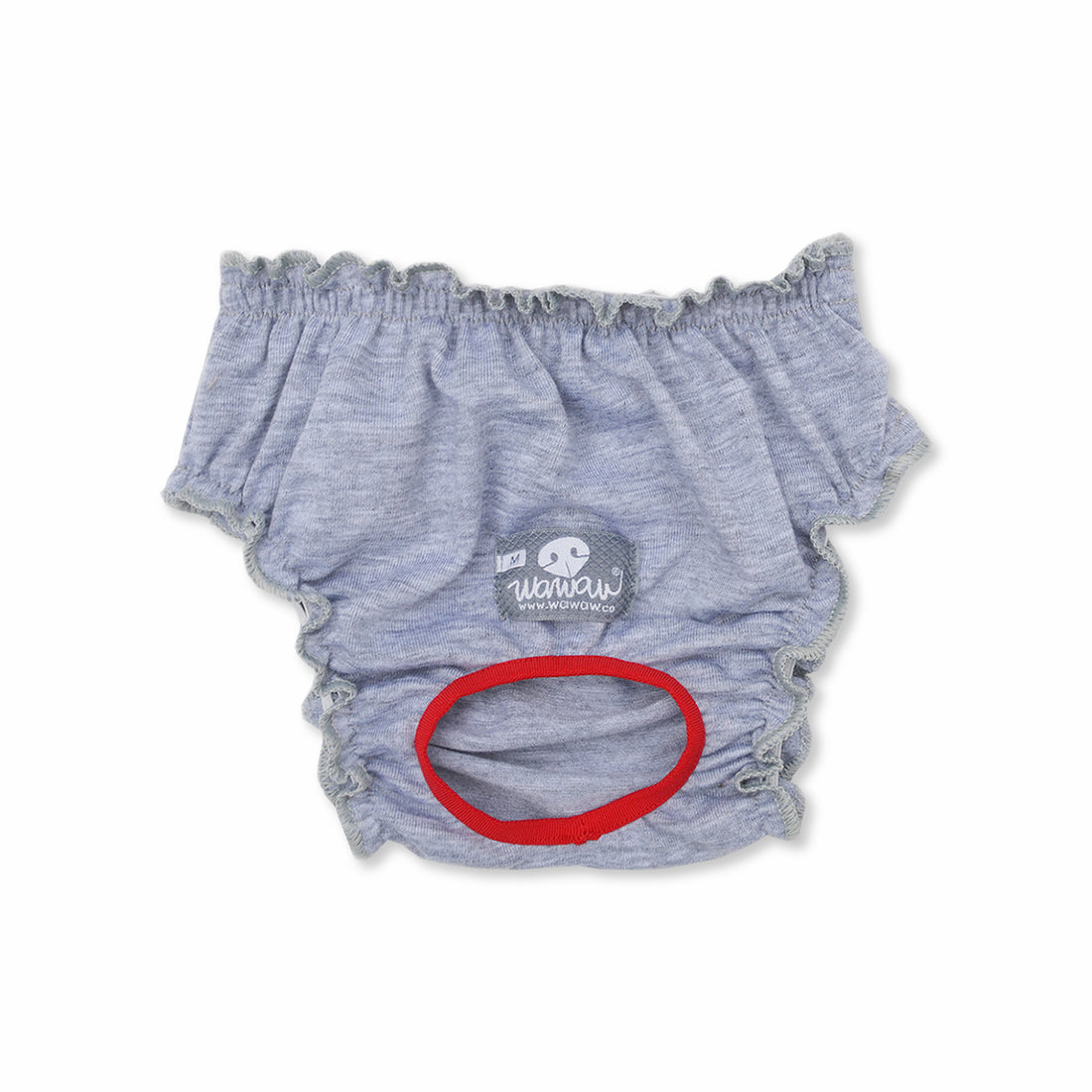 Calzones unicolor gris Wawaw para mascotas perros y gatos.