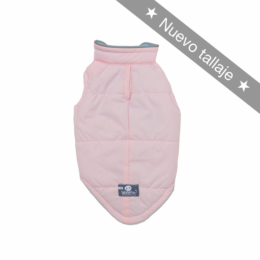 Chaleco liversaver rosado y celeste Wawaw para mascotas perros y gatos.