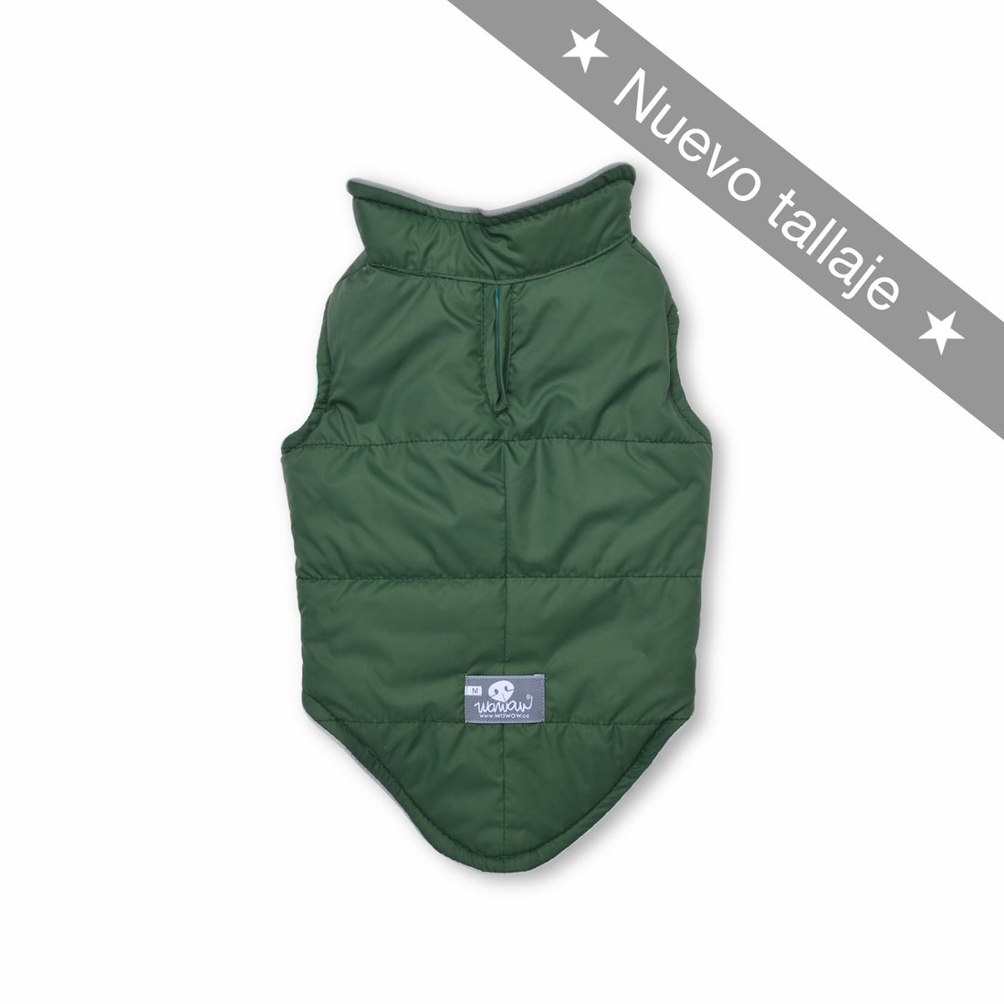 Chaleco liversaver verde botella y menta Wawaw para mascotas perros y gatos.