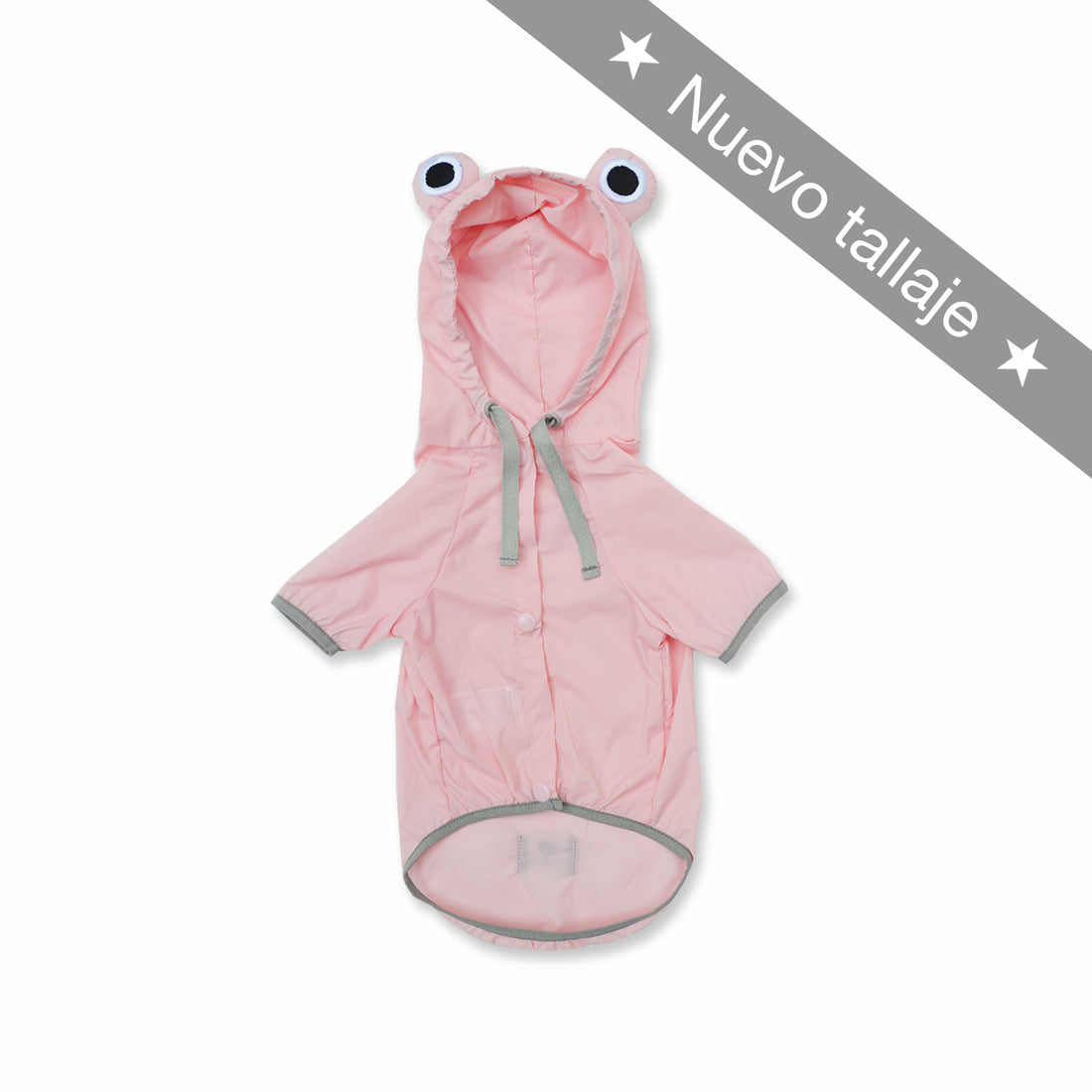 Chaqueta rosa rana 2023 Wawaw para mascotas perros y gatos.