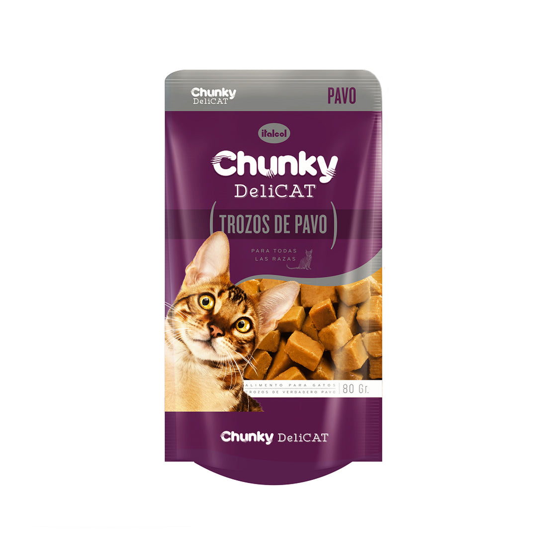 Chunky trozos de pavo