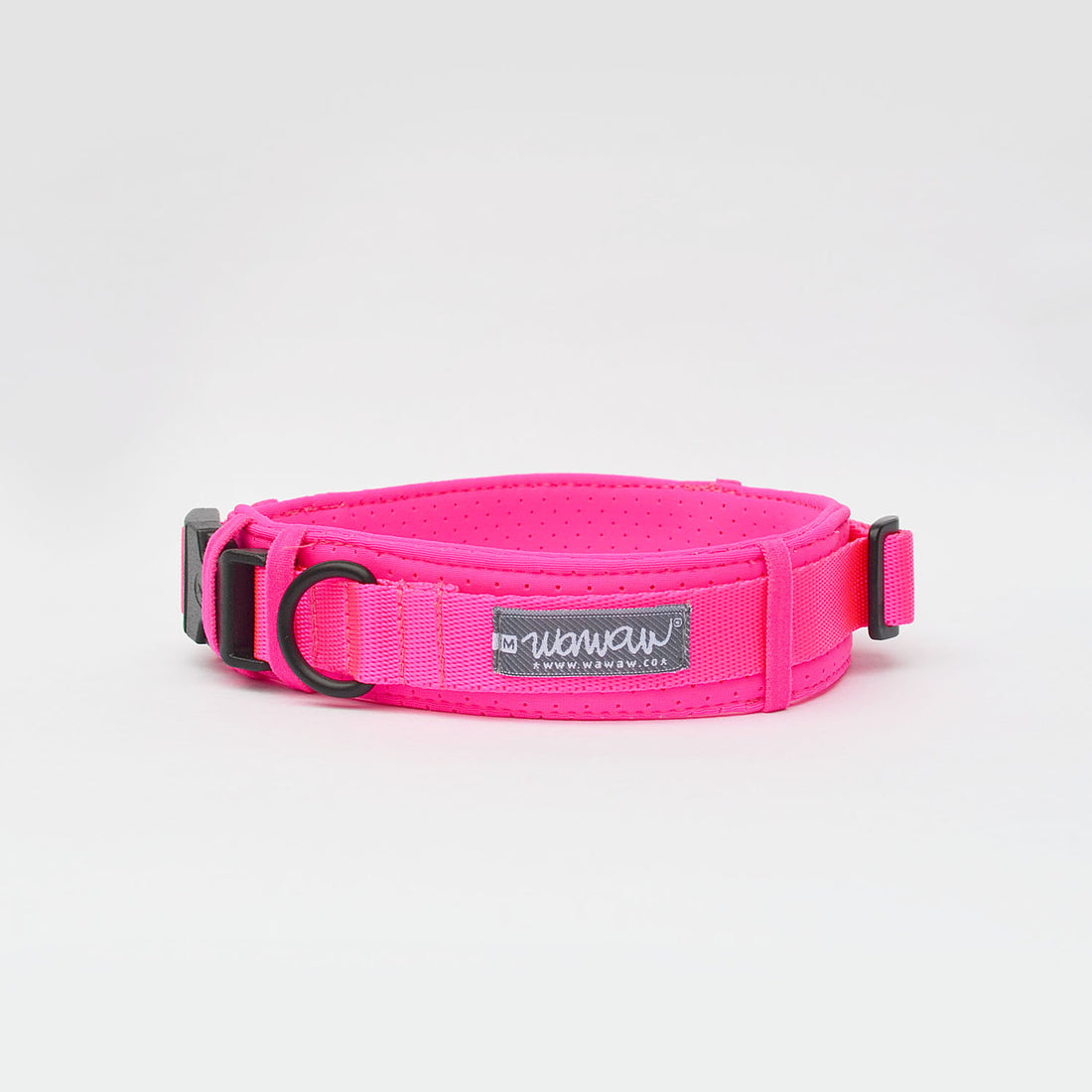 Collar fucsia + protector fucsia Wawaw para mascotas perros y gatos.