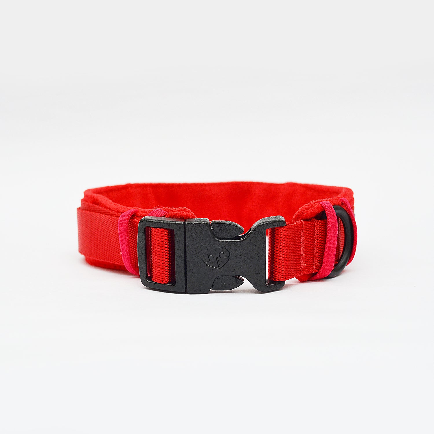 Collar rojo + protector rojo Wawaw para mascotas perros y gatos.