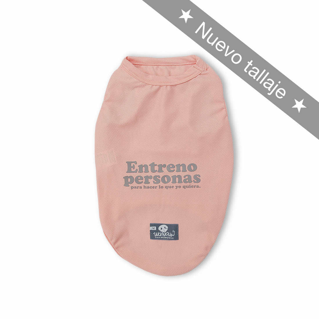 Esqueleto rosa entrenador Wawaw para mascotas perros y gatos.
