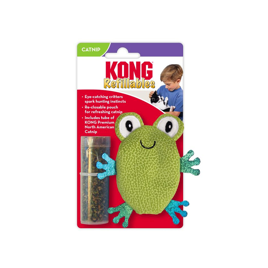 Kong sapo rellenable gato