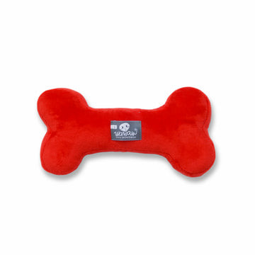 Peluche Wawaw hueso rojo