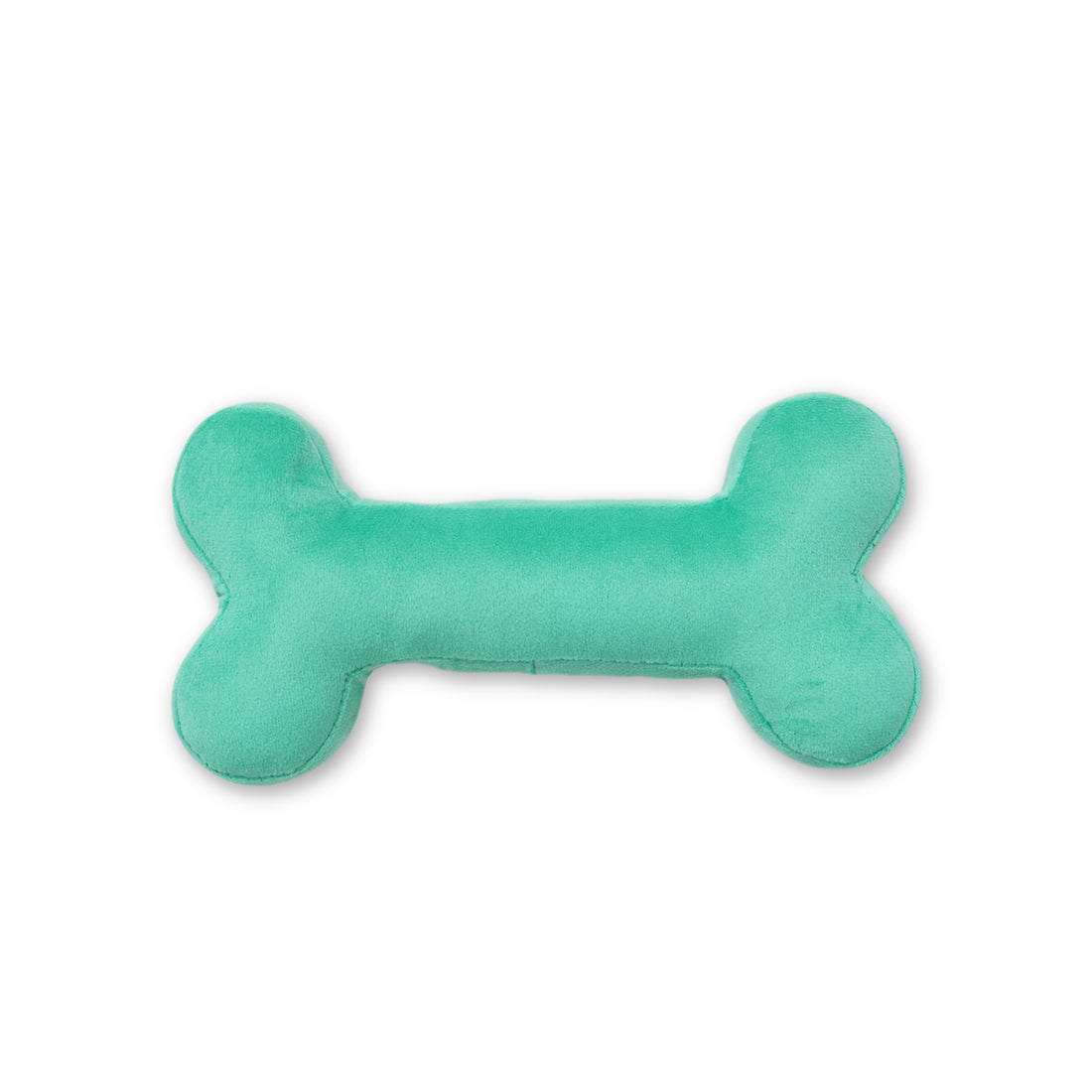 Peluche hueso verde Wawaw para mascotas perros y gatos.