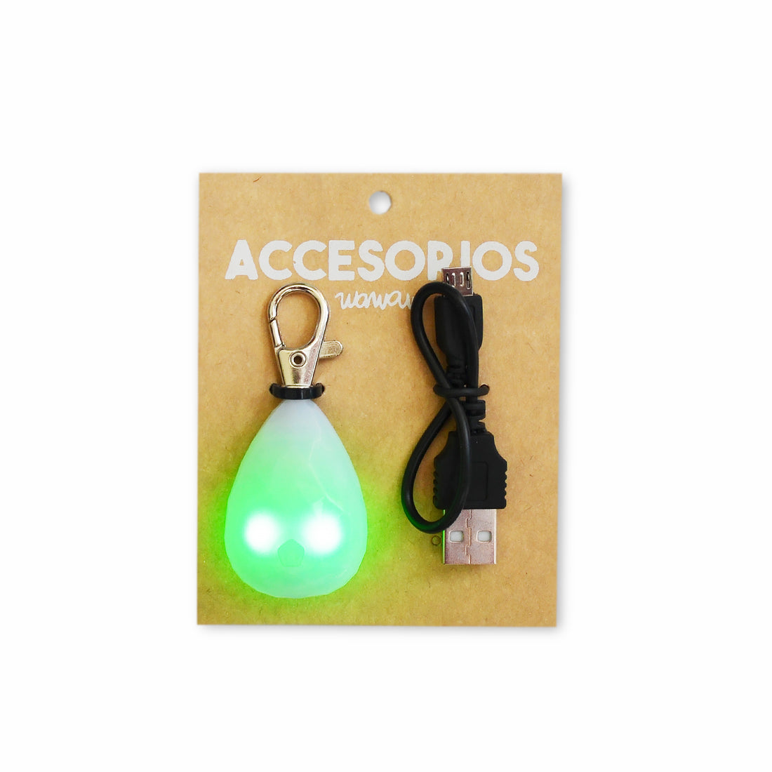 Led multicolor blanco recargable Wawaw para mascotas perros y gatos.