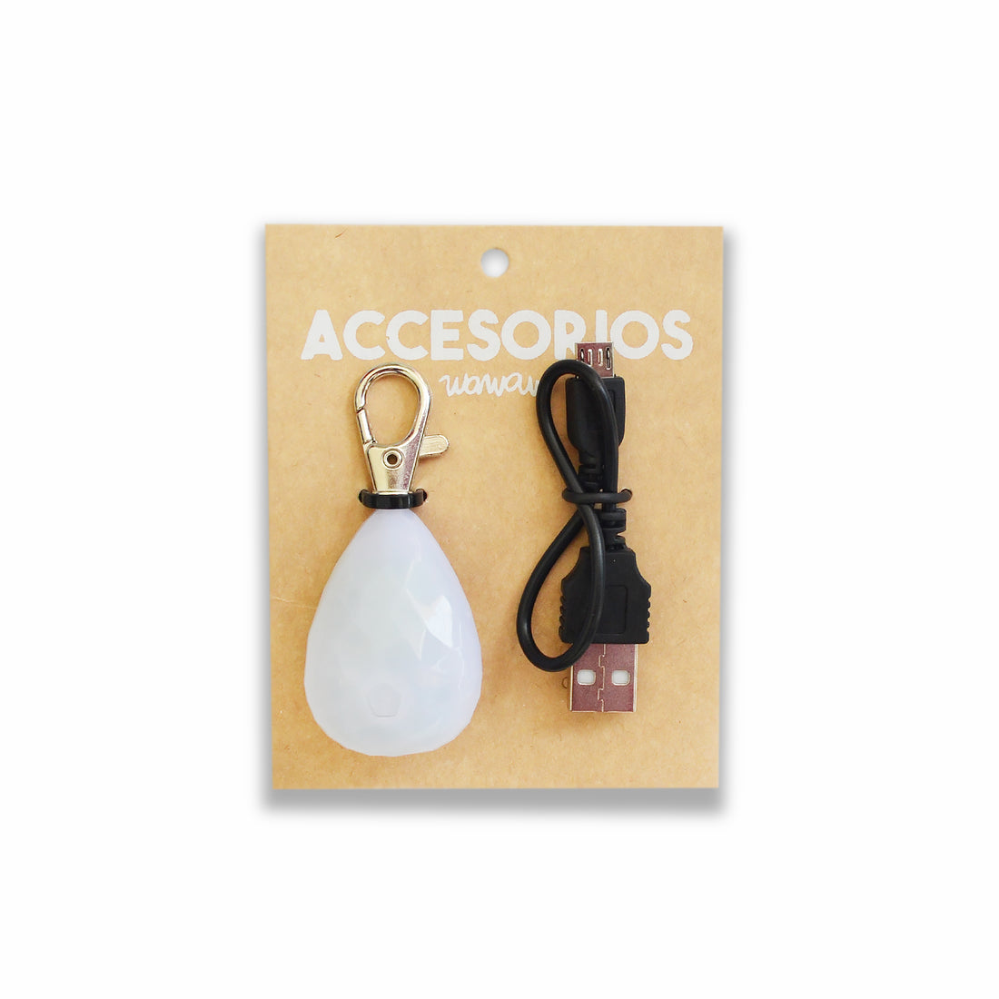 Led multicolor blanco recargable Wawaw para mascotas perros y gatos.